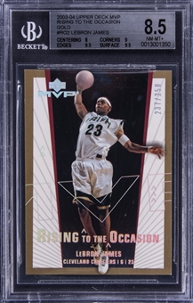 2003-04 Upper Deck MVP "Rising To The Occasion" #RD2 Lebron James (#237/250) - BGS NM-MT+ 8.5